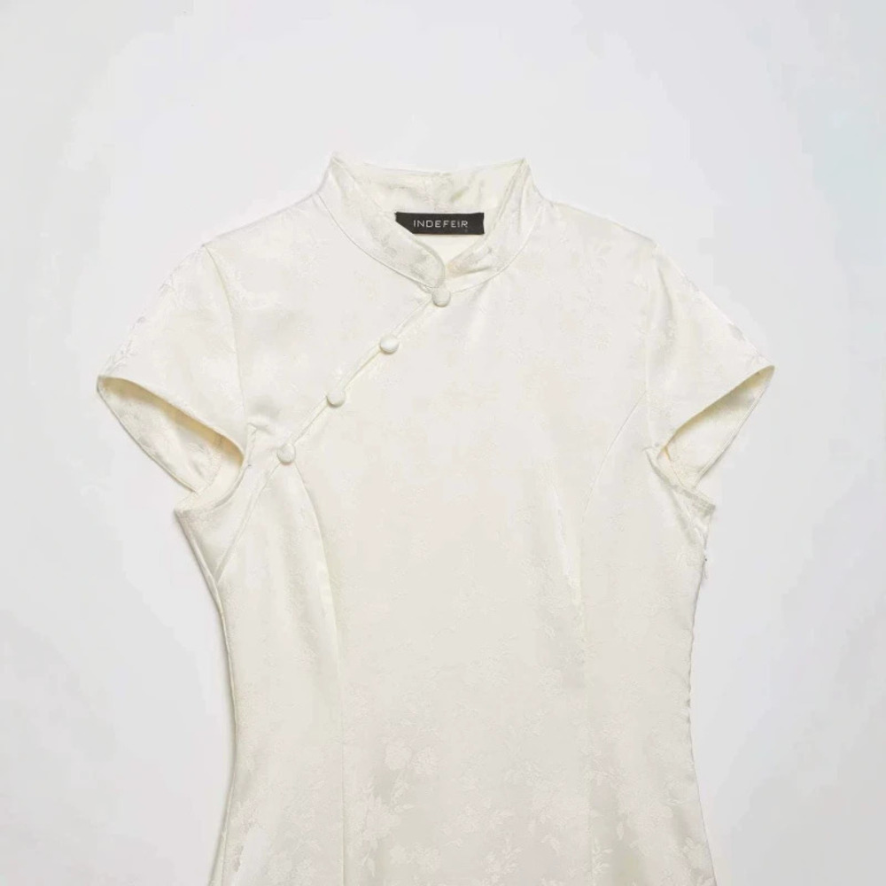 ZARA Summer New Chinese Style Modified Qipao Dress